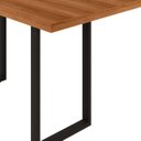 Ver mais imagens de Mesa de Jantar 4 Lugares MDF 115cm Mariana Preto/Cinamomo