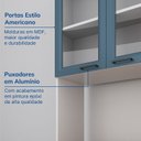 Ver imagem 4 de Paneleiro Duplo Planejado 70cm Soho CabeCasa MadeiraOriginals Branco/Azul
