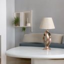 Ver imagem 5 de Abajur Grande para Sala Luminária Grego Dark Fendi com Cúpula 67x35 Cm