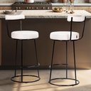 Ver imagem 2 de Kit 2 Banquetas Miami 96cm Couríssimo Branco - Salaone