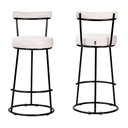 Ver imagem 3 de Kit 2 Banquetas Miami 96cm Couríssimo Branco - Salaone