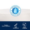 Ver imagem 7 de Kit 2 Banquetas Miami 96cm Couríssimo Branco - Salaone