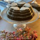 Ver imagem 2 de Prato Porta Bolo com Pé Cristal Renaissance 25cm Boleira Lyor Tortas Incolor