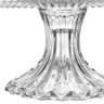 Prato Porta Bolo com Pé Cristal Renaissance 25cm Boleira Lyor Tortas Incolor - 5
