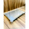 Bandeja Espelhada Bisote com Pé Concha Prata 22x14 - 3