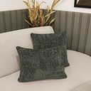 Ver imagem 2 de Kit Almofadas Decorativas 30x45cm e 40x40cm Linhão Verde - Nexta Casa