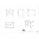 Ver imagem 3 de Fogão A Lenha Barcelona N2 F820FE Metávila