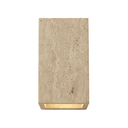 Ver imagem 1 de Arandela Bloco Linha Pietra Retangular Travertino 18×8×16CM 3000k IP20 Bivolt Ard-Blo-Tr