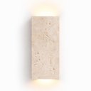 Ver imagem 3 de Arandela Bloco Linha Pietra Retangular Travertino 18×8×16CM 3000k IP20 Bivolt Ard-Blo-Tr