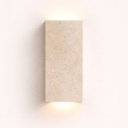 Ver imagem 4 de Arandela Bloco Linha Pietra Retangular Travertino 18×8×16CM 3000k IP20 Bivolt Ard-Blo-Tr