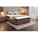 Ver imagem 1 de Cama Box Baú Queen Size Bipartida Serenelife - Corano Marrom