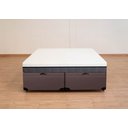 Ver imagem 3 de Cama Box Baú Queen Size Bipartida Serenelife - Corano Marrom