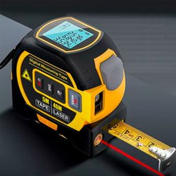 Trena Digital Laser 40m com Fita Métrica Multifunções Exbom - 5