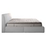 Cama com Cabeceira Pagani King Base no Chão Bouclê Cinza G92 - Gran Belo - 5