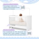 Ver imagem 3 de Quarto de Bebê Completo 100% MDF Linha Lua Branco