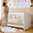 Ver imagem 7 de Quarto de Bebê Completo 100% MDF Linha Lua Branco