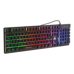 Caixa de Som Cs-69 Vermelha/Branco + Teclado Gamer Kp-Tm009 - 2