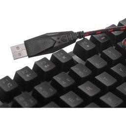Caixa de Som Cs-69 Vermelha/Branco + Teclado Gamer Kp-Tm009 - 4