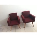 Ver imagem 6 de Kit 02 Poltronas Escritório Recepção Marsala