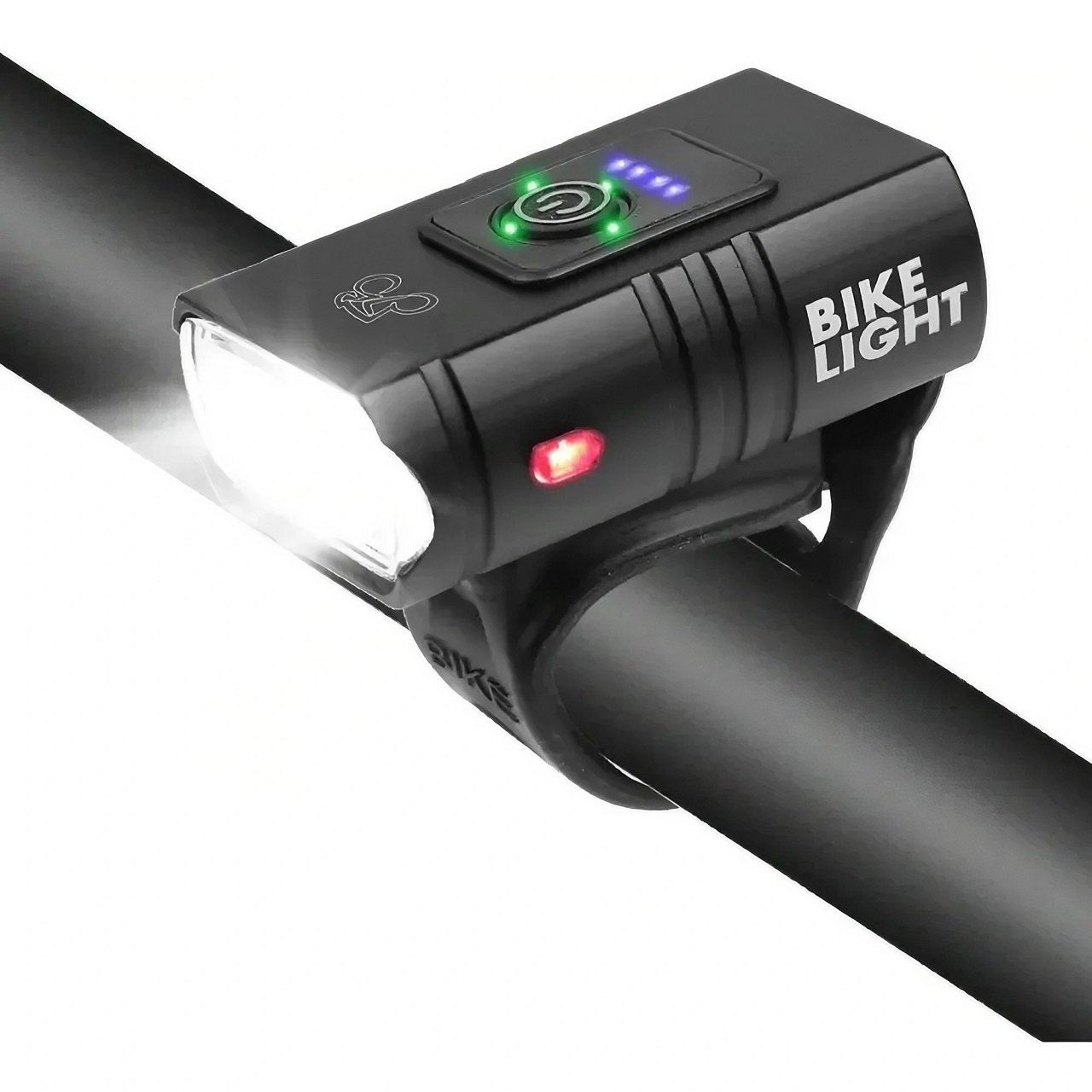 Lanterna Bike Recarregável Usb 800 Lm BikeLight Display De Energia Prova D Água - 2