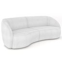 Ver imagem 1 de Sofá 4 Lugares para Sala Living Orgânico 288cm Eron M03 Bouclê Branco - Lyam Decor