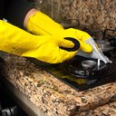 Ver imagem 2 de Luva Látex Multiuso Média Amarela Esfrebom Bettanin