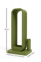Ver imagem 3 de Porta Incenso Aura com Suporte para Varetas Cor Verde Oliva Miira Studio