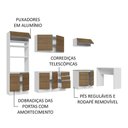 Ver mais imagens de Cozinha 315002 Com Armário, Balcão E Bancada Branco/Rustic