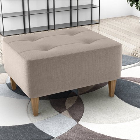 Puff para Sala de Estar 62cm X 37cm Piva