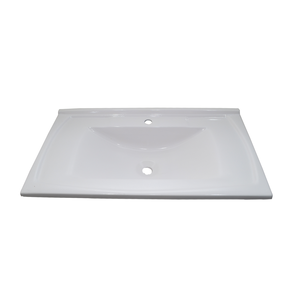 Pia Plus Elegance em Mármore Sintético 79x38cm-branco 01