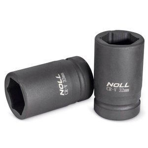 Soquete de Impacto Sextavado Longo 1/2", Bitola 8,0mm - Noll