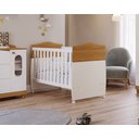 Ver imagem 7 de Kit Quarto do Bebê Berço Conforto com Comoda e Roupeiro Fofura Design Moderno Cor Branco/nature