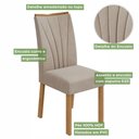Ver imagem 6 de Conjunto Mesa Com Tampo 6 Cadeiras Naturale Apogeu Móveis Lopas