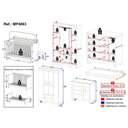 Ver imagem 4 de Quarto de Bebê Completo C/berço Americano 3 em 1 Colchão Ternura Multimóveis Mp4663 Branco/off