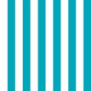 Ver imagem 1 de Papel de Parede Listrado Azul Tiffany - 3,00x0,50m