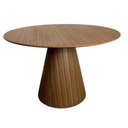Ver imagem 4 de Mesa de Jantar Cone Redonda 130 Cm Base Madeira Pau Ferro