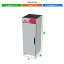 Ver imagem 4 de Pass Through Aquecido 60ºc Total Inox até 20 Gns 1/1 Prpass-200 220v - Progás