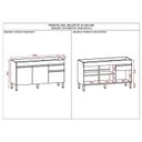 Ver imagem 3 de Balcão de Pia Line 150 Cm Gris - Kits Paraná