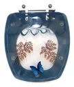 Ver imagem 1 de Tampa De Vaso Decorada Borboleta Thema Azul Para Bacia Incepa