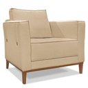 Ver imagem 5 de Kit 2 Poltronas e Sofá Living 2 Lugares 1,90m Vega Linho Cas