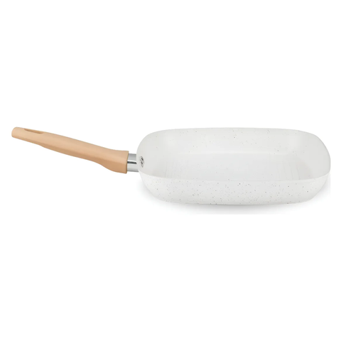 Frigideira Grill Antiaderente Carmela Vanilla 28cm Mta