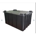 Ver imagem 4 de Caixa Plástica Organizadora 180l Com Tampa - Preta:Preta