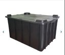 Ver imagem 4 de Caixa Plástica Organizadora 180l Com Tampa - Preta:Preta