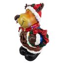 Ver imagem 5 de Rena Natal Fofa Natalina Som Musica Led Decoraçao Loja Casa Mesa Estante Recepçao Fim de Ano Comemor