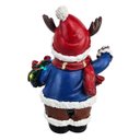 Ver imagem 4 de Rena Natal Fofa Natalina Som Musica Led Decoraçao Loja Casa Mesa Estante Recepçao Fim de Ano Comemor