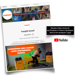 Banco Supino Regulável Linha Profissional com Apoio Yangfit - 6