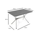 Ver imagem 3 de Sala de Jantar Loire com Tampo de Madeira 1.36 Cm + 6 Cadeiras Cromada-branco 106