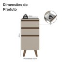 Ver imagem 3 de Balcão de Cozinha 40cm 3 Gavetas com Pés Nice Madesa