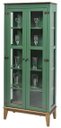 Ver imagem 1 de Cristaleira Bia Verde 2 Portas Base Amendoa 180cm - 58754