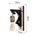 Ver imagem 7 de Kit Luminárias de Madeira Maciça - Modelos Barril, Roda de Carroça, Arandelas de Parede e Lustre